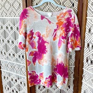Chico’s short sleeve sweater top